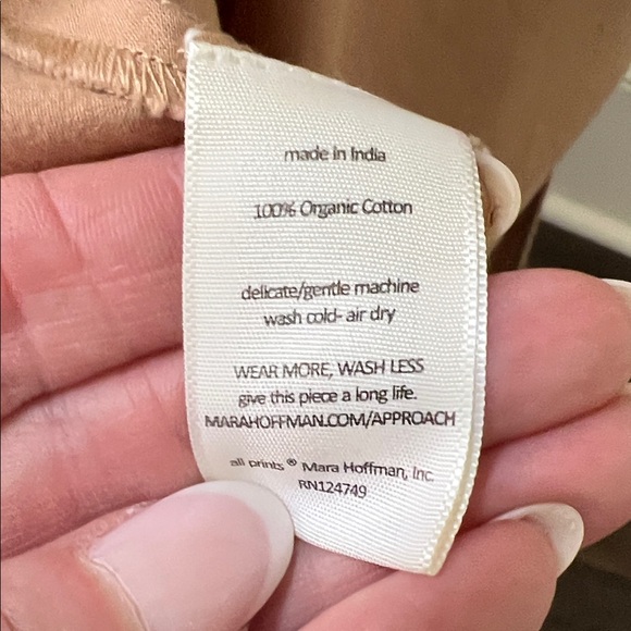 Mara Hoffman Camel Tan Long Sleeve Wrap Dress - Picture 12 of 12